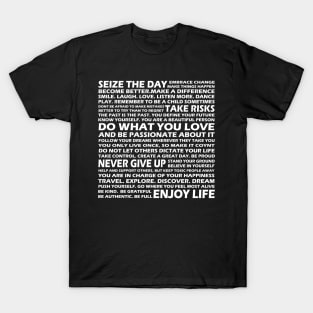 Do what you love - Life manifesto T-Shirt